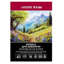 Папка для акварели А3 10л , 270 г/м (Маяк), мелкое зерно deVente ART