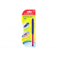 Ручка шар. Ultra Glide  Ergoline Kids (для первоклассника) синяя.,07 мм, на блистере