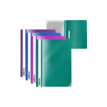Папка скоросшиватель А4, 120/140мкм,  Fizzy Vivid без перфорации ассорти ErichKrause
