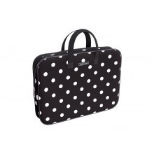 Папка на молнии с ручками А4  ErichKrause® Dots in Black, A4+