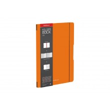 Тетрадь А4 48*2шт # FolberBook Neon оранжевый, сьемная пласт. обложка на резинке