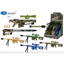 Ручка шар. автомат BARRET M82 длина 22,5см , синяя