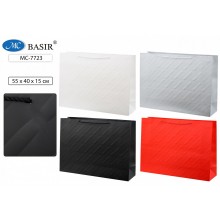 Пакет подарочный цветной, ассорти 55*40*15см