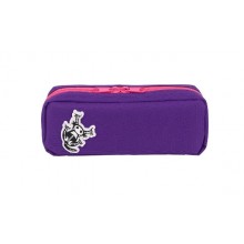 Пенал VIOLET STYLE фиолетовый, 3 отделения, корпусный 21*7*5см