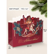 Пакет С Новым Годом! щелкунчик 30*19,4*10см