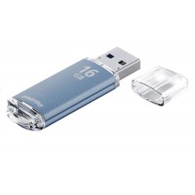 Флешка Smartbuy V-Cut синий (метал корпус) 16G